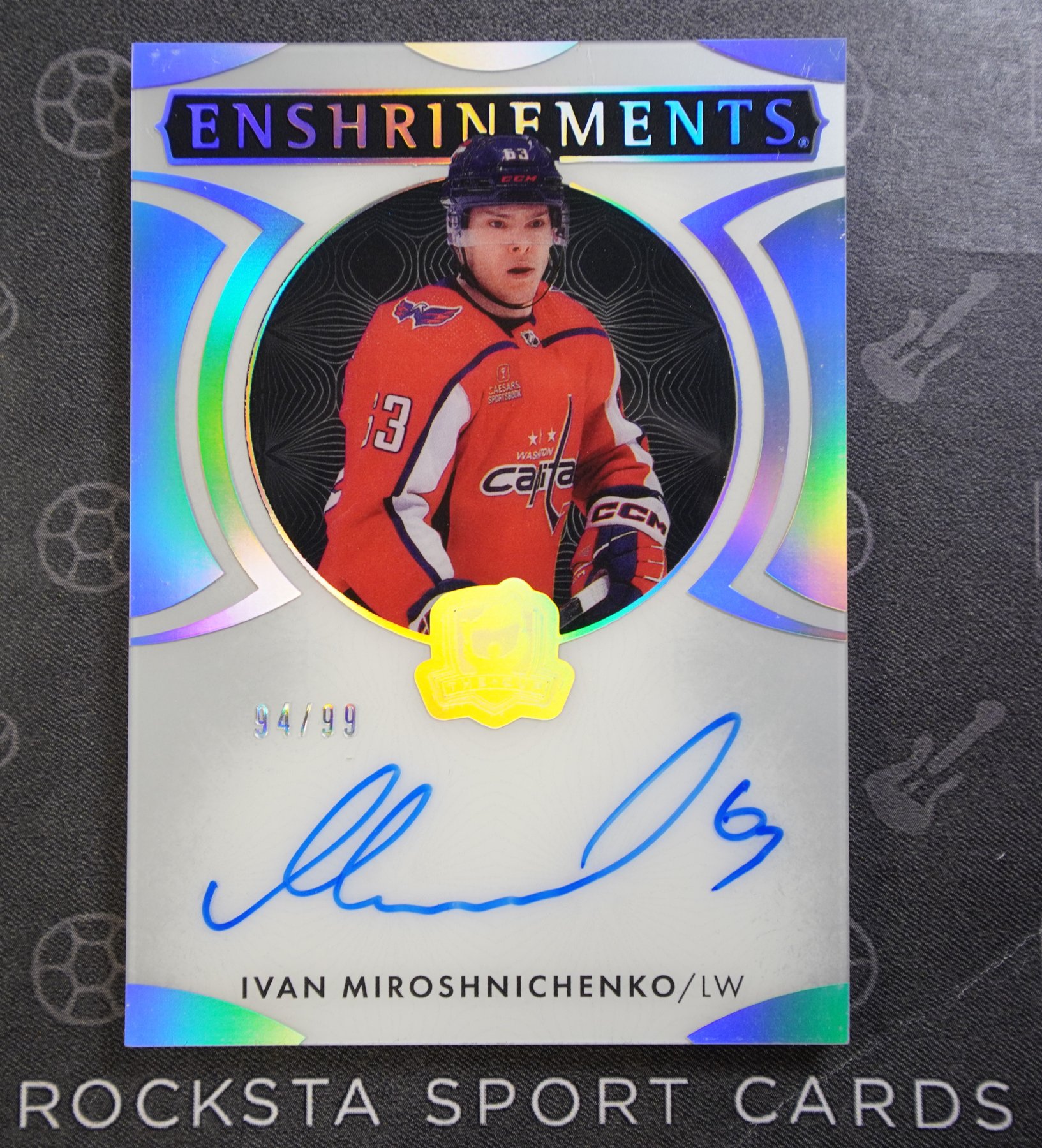 IVAN MIROSHNICHENKO — Rookie / Numbered / Auto